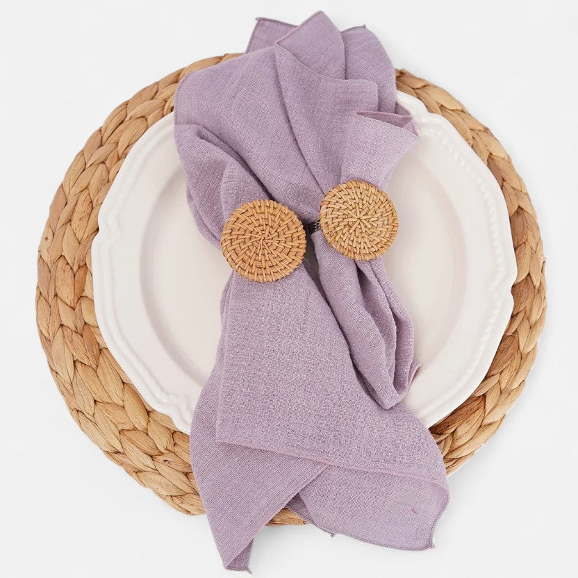 Ensemble de 6 serviettes en tissu