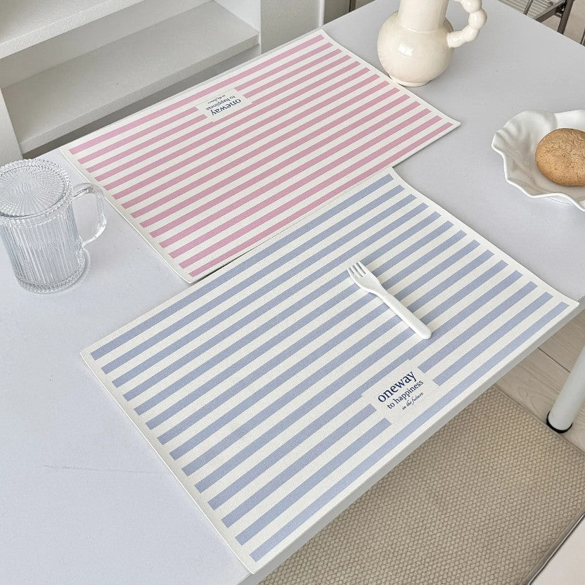 Set de Table - Rectangulaire en Cuir