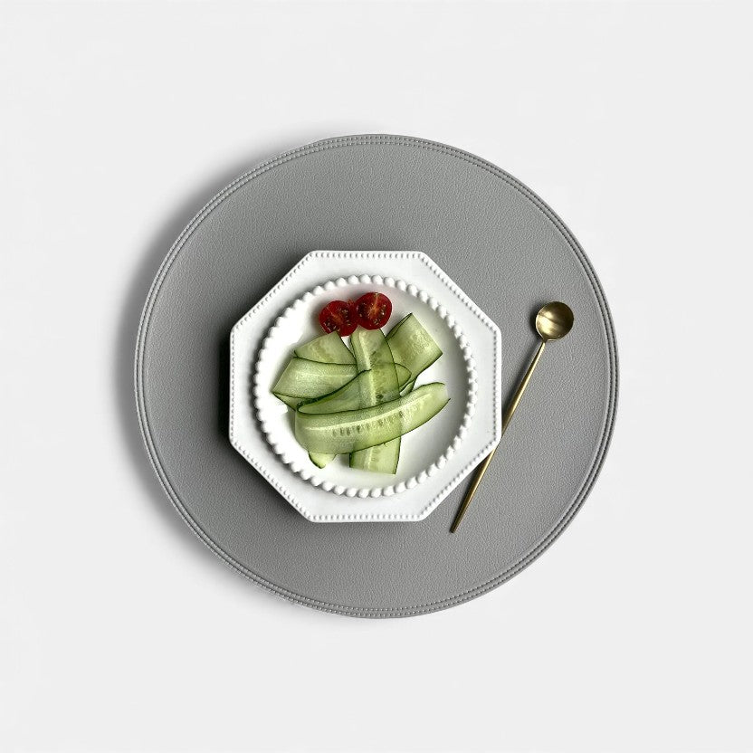 Set de Table - Rond en Cuir