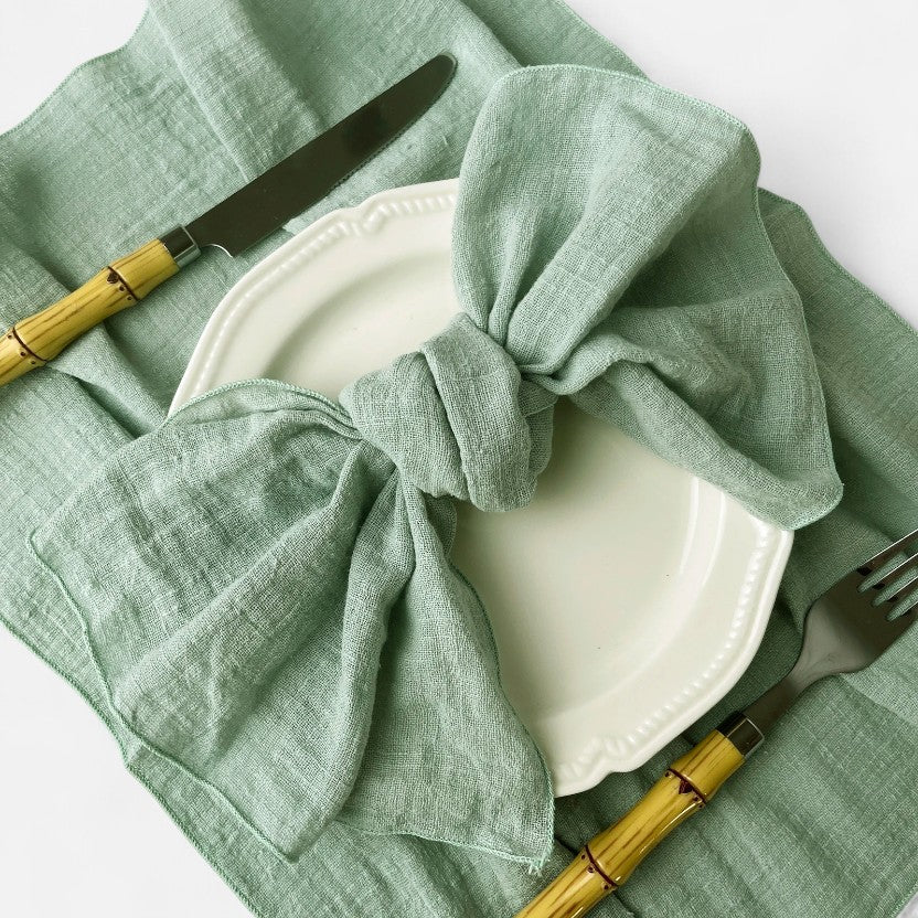 Ensemble de 6 serviettes en tissu