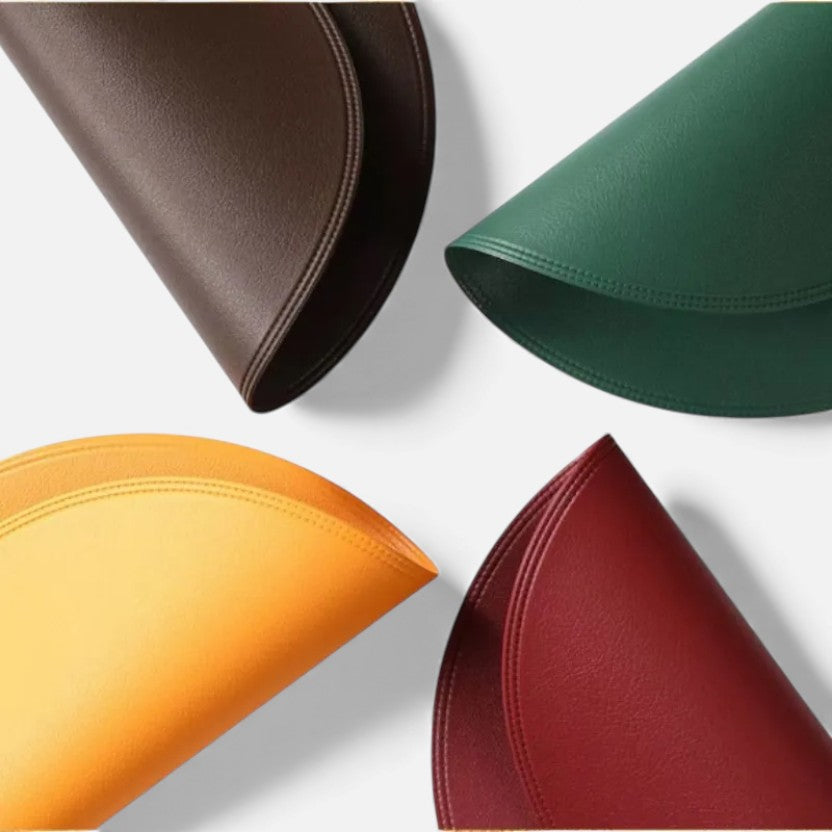 Set de Table - Rond en Cuir