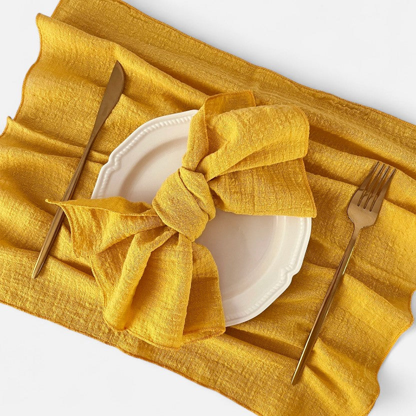 Ensemble de 6 serviettes en tissu