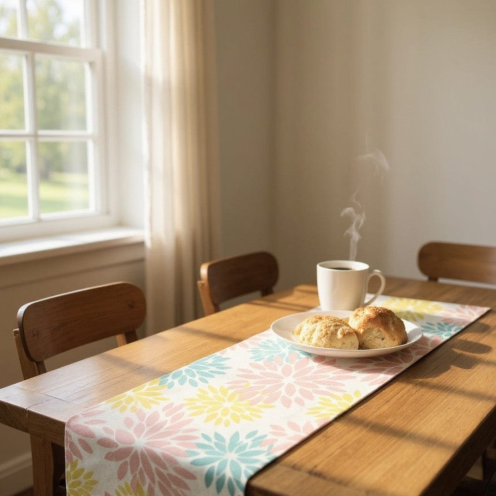 Chemin De Table à Motif Coloré 