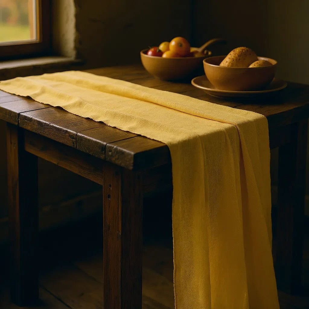 Chemin de Table Anniversaire Or 