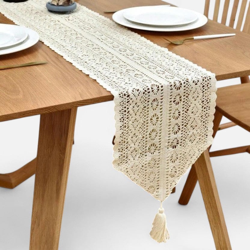 Chemin De Table Au Crochet Deco Noel 