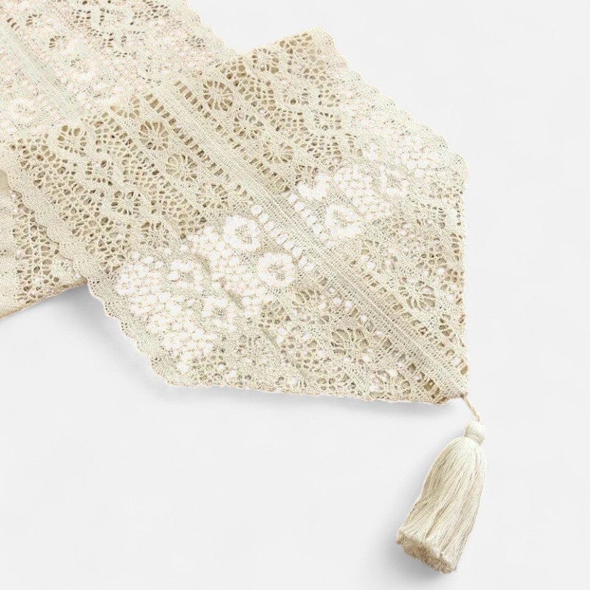 Chemin De Table Au Crochet Deco Noel 