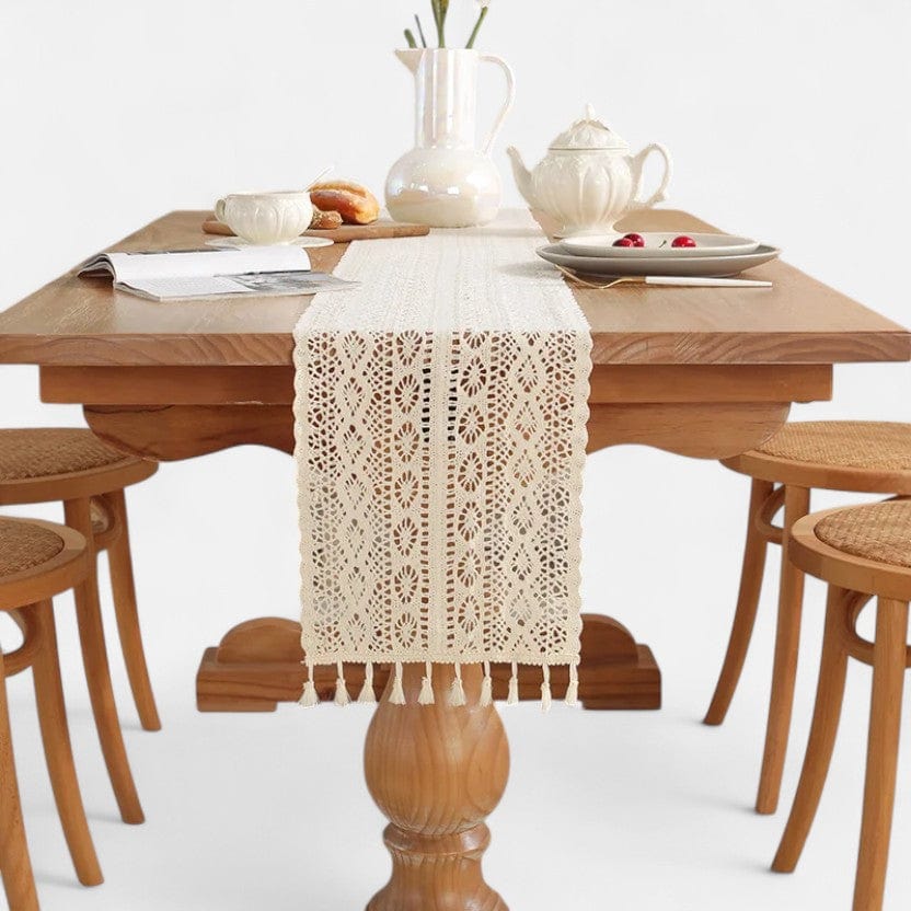 Chemin De Table Au Crochet Moderne 
