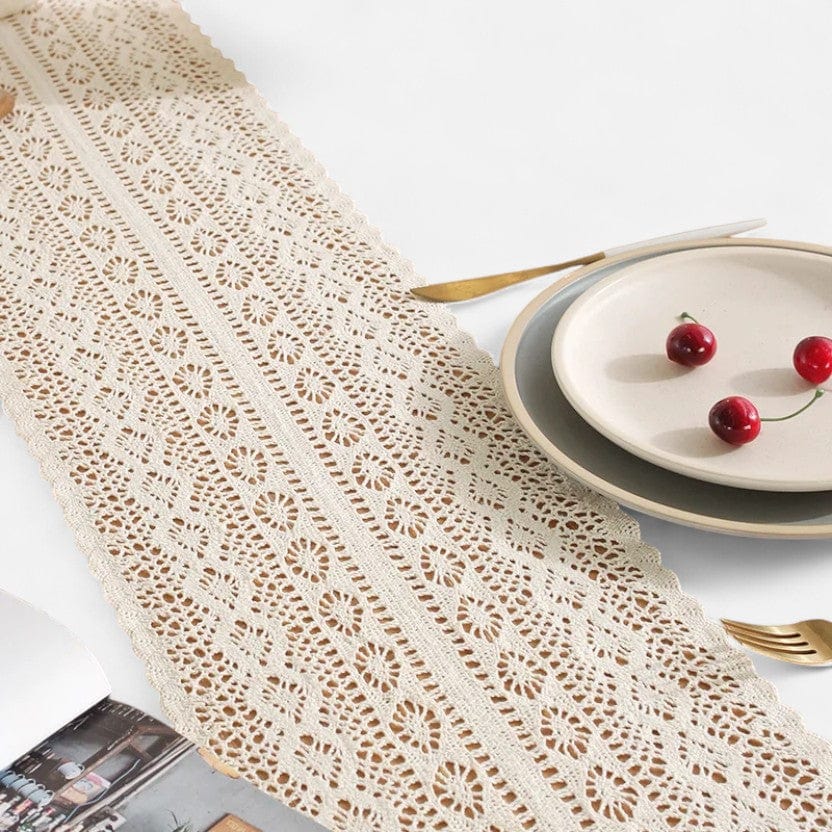Chemin De Table Au Crochet Moderne 