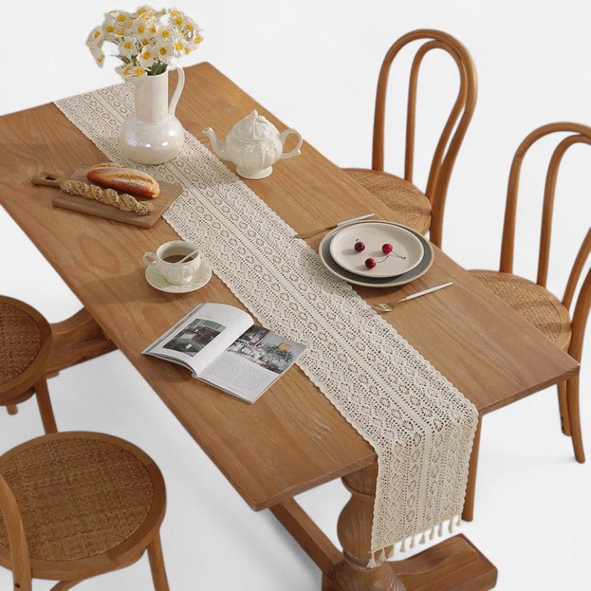 Chemin De Table Au Crochet Moderne 