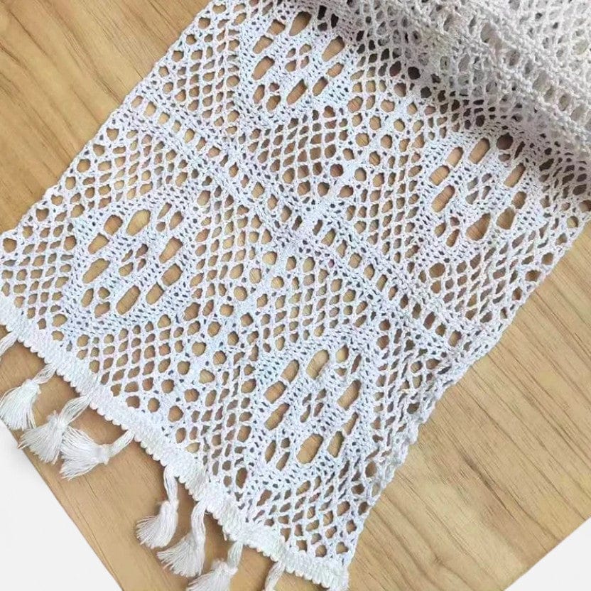 Chemin De Table Au Crochet Simple 
