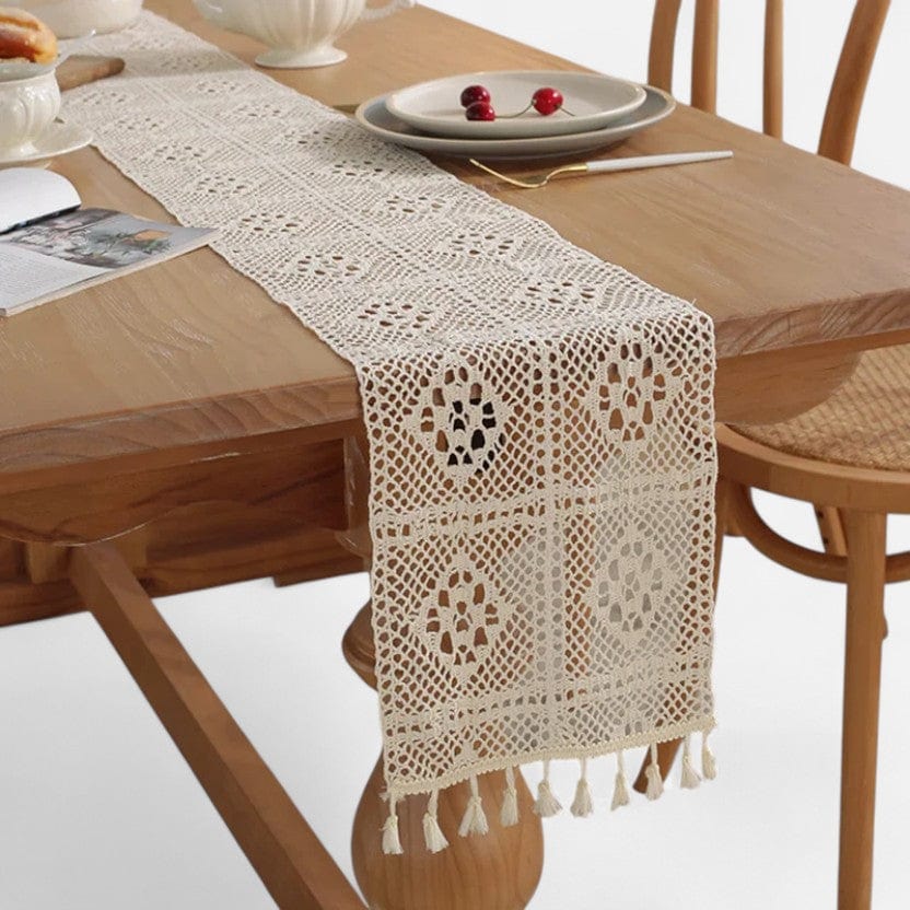 Chemin De Table Au Crochet Simple 