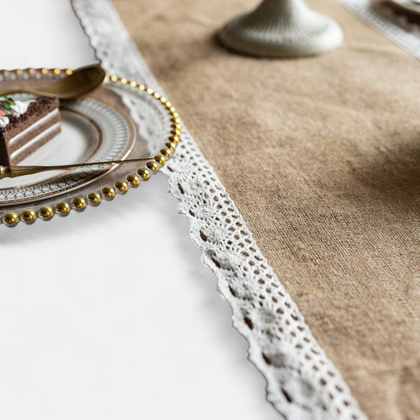Chemin De Table Baptême Jute 
