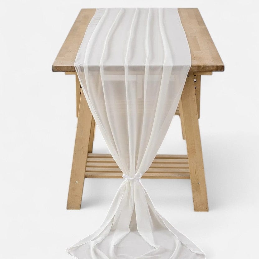 Chemin De Table Blanc Décoration 