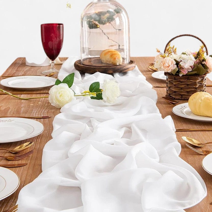 Chemin De Table Blanc Décoration 