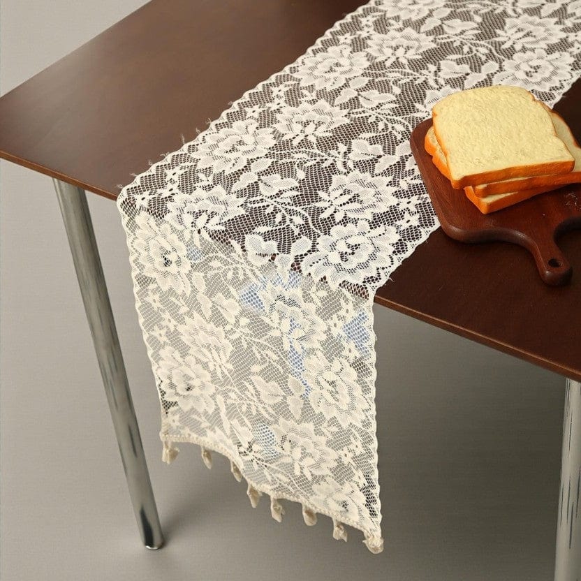 Chemin De Table Blanc Dentelle 