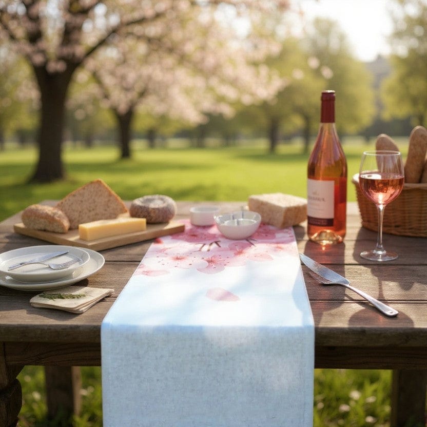 Chemin De Table Bleu Ciel 