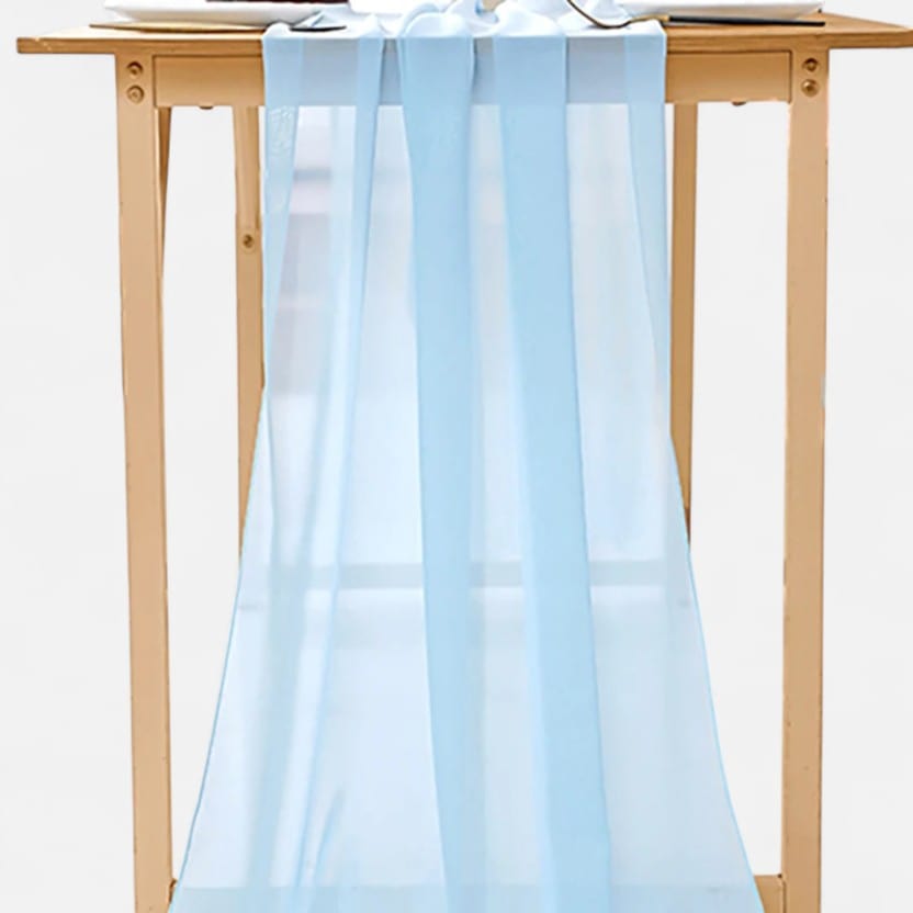 Chemin De Table Bleu clair  