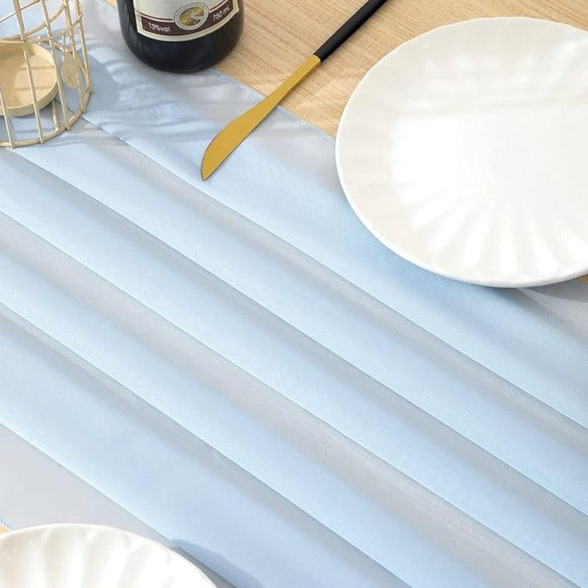 Chemin De Table Bleu clair  