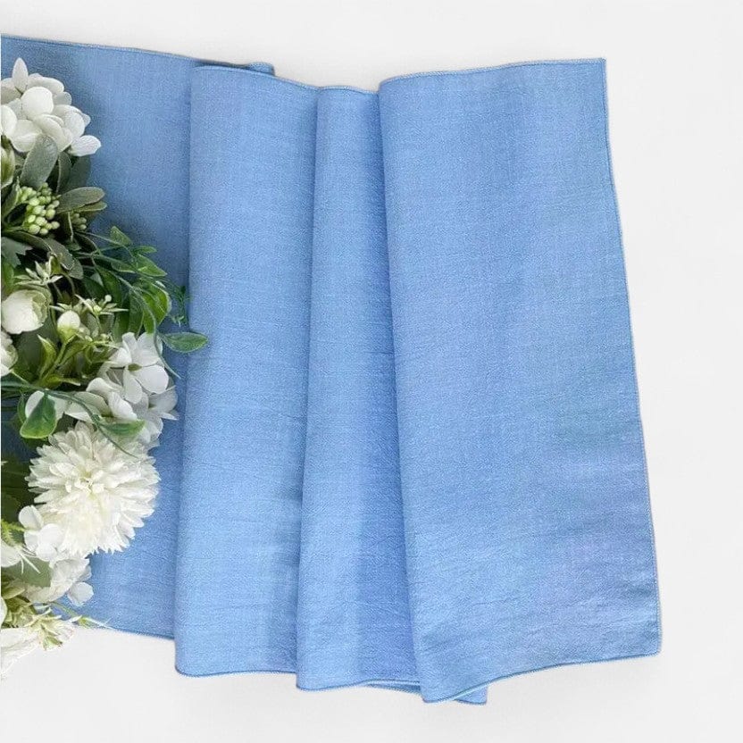 Chemin de Table Bleu Mariage 