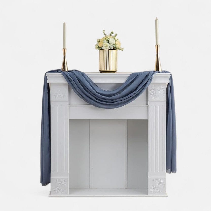 Chemin de table bleu pastel
