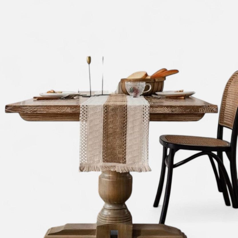 Chemin de table brun 