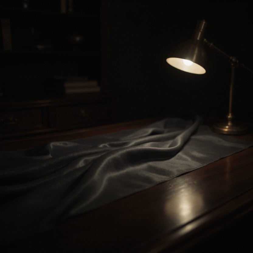 Chemin de Table Design Noir 