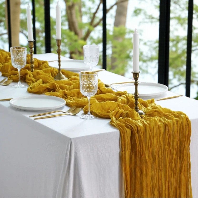 Chemin de Table Doré Or 