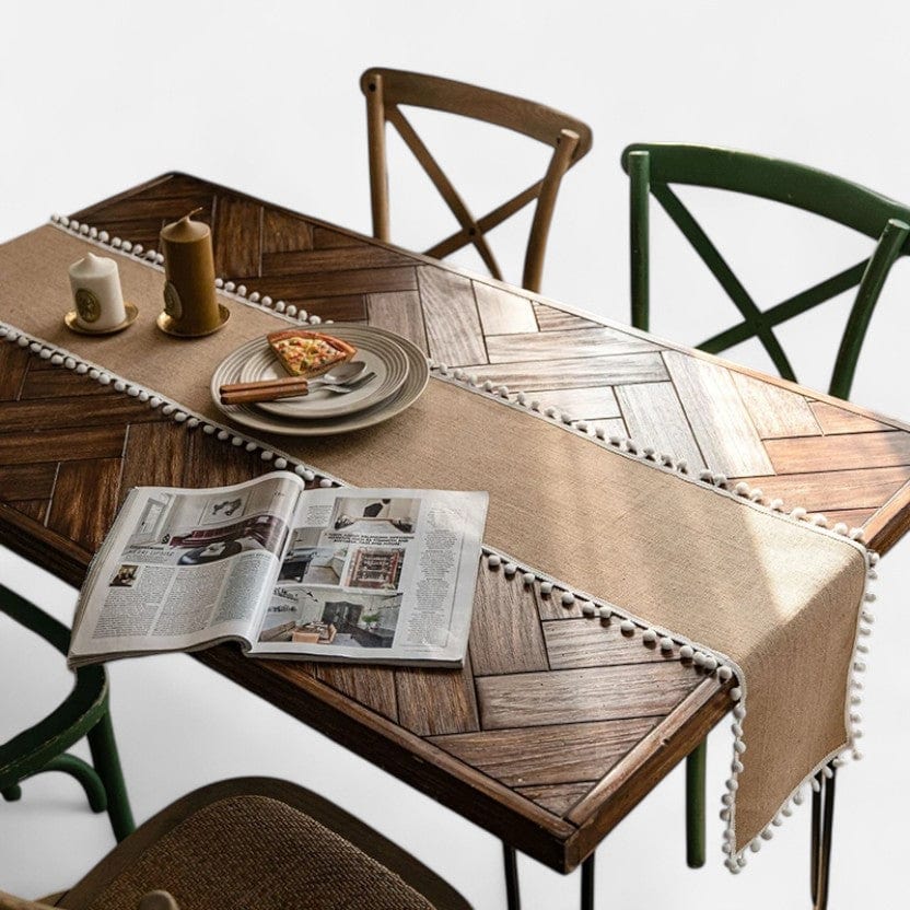 Chemin De Table Effet Jute 