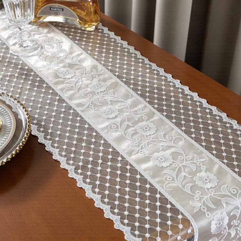 Chemin De Table En dentelle Mariage 