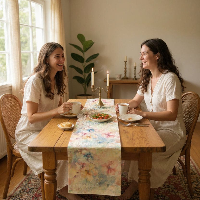 Chemin De Table En Fleurs Naturelles