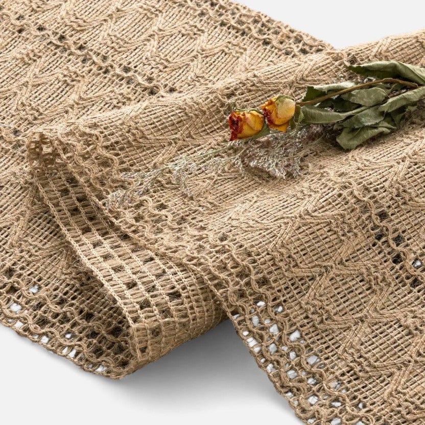 Chemin De Table En Jute Beige