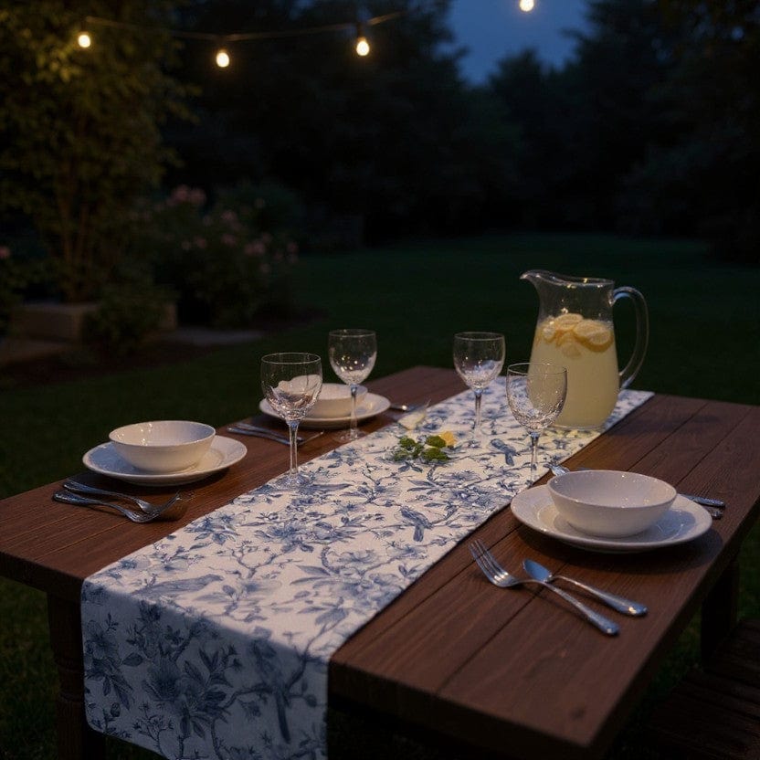 Chemin De Table Fleuri