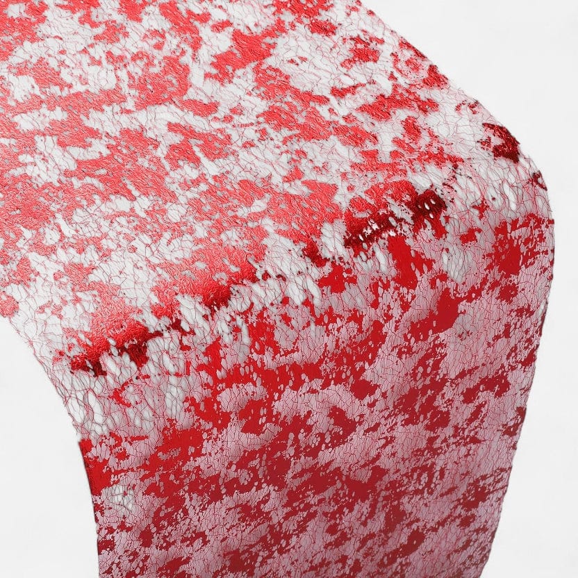 Chemin De Table Jetable Rouge  28cm x 9.1m