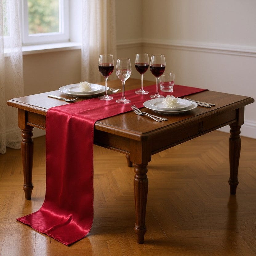Chemin de Table Mariage Rouge 