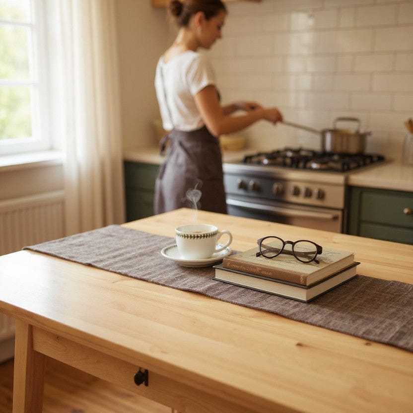 Chemin De Table Marron Chcolat 