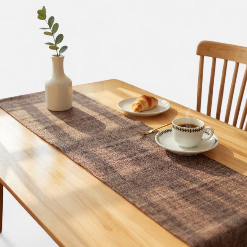 Chemin De Table Marron Chcolat 