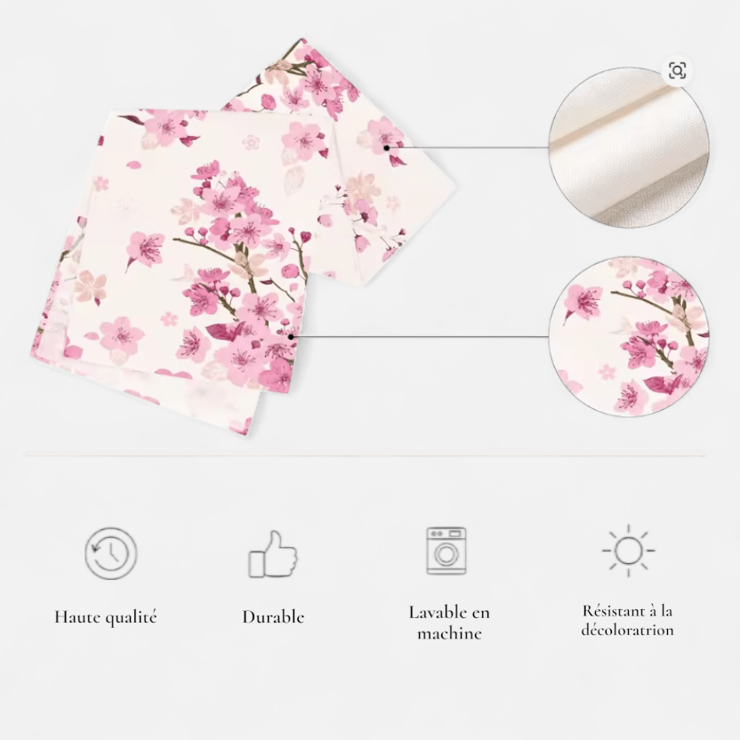 Chemin De Table Motif Fleur