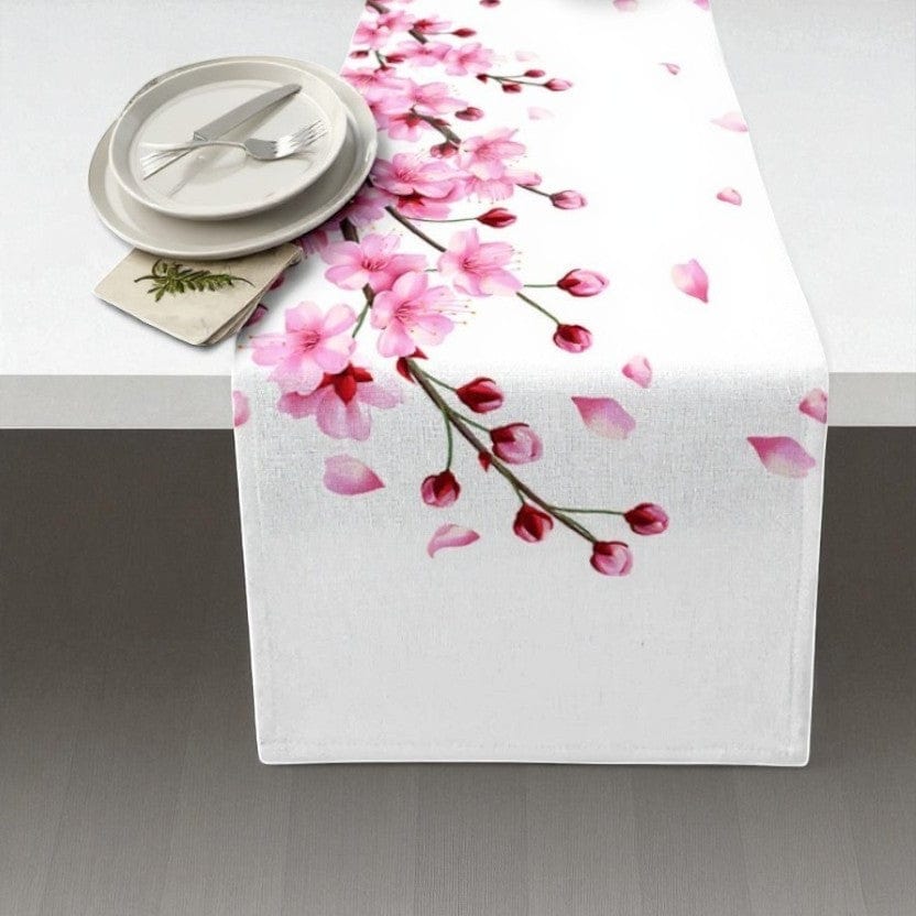 Chemin De Table Neige Blanc 