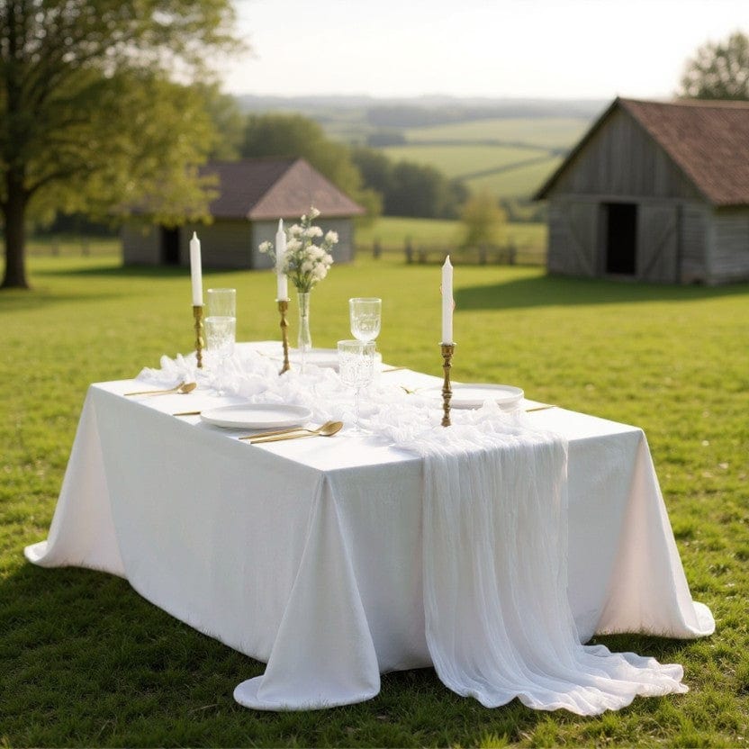 Chemin de Table Noel Blanc 
