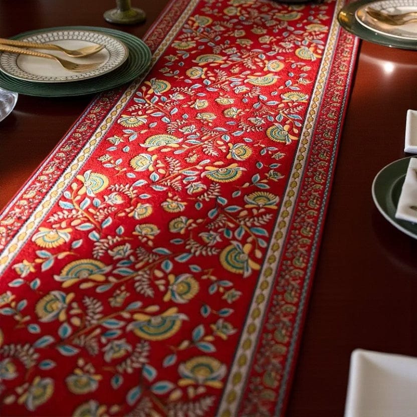 Chemin De Table Noel Rouge 