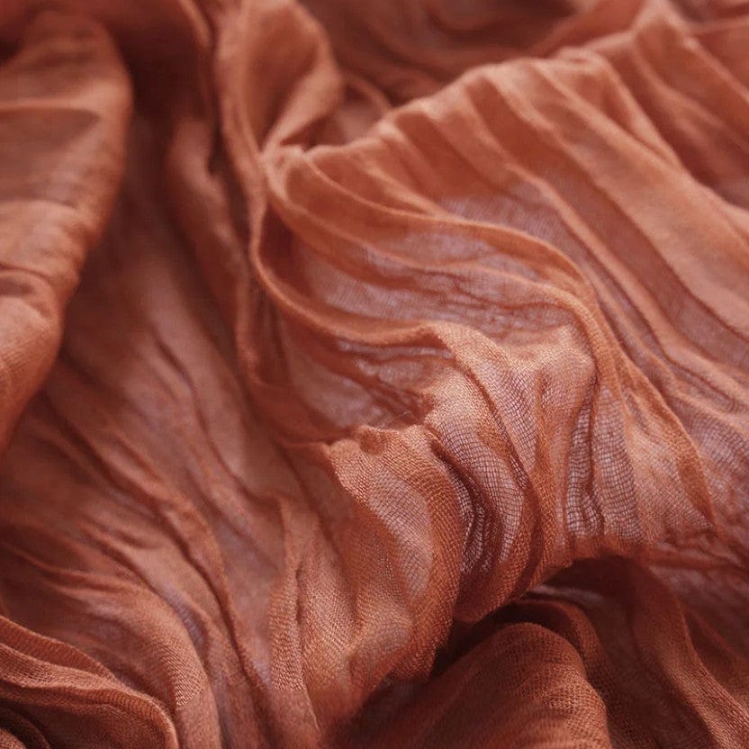 Chemin de table orange brule 