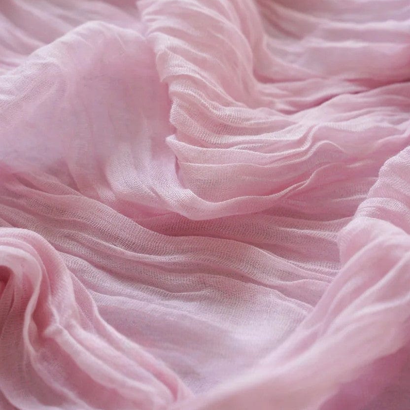 Chemin de table rose pastel