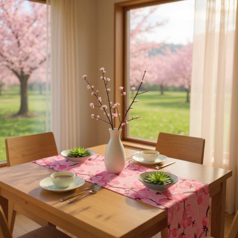 Chemin De Table Rose Poudré 