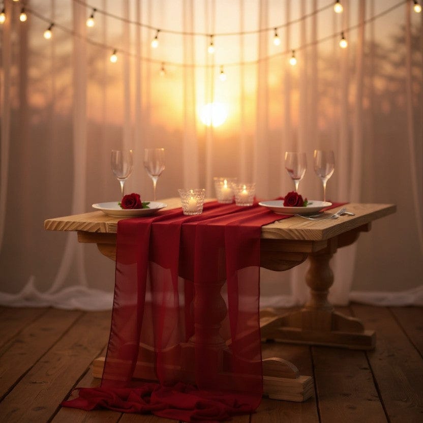 Chemin de Table Rouge Bordeaux 