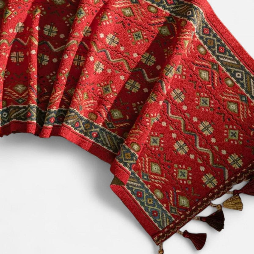 Chemin De Table Rouge Pour Noel