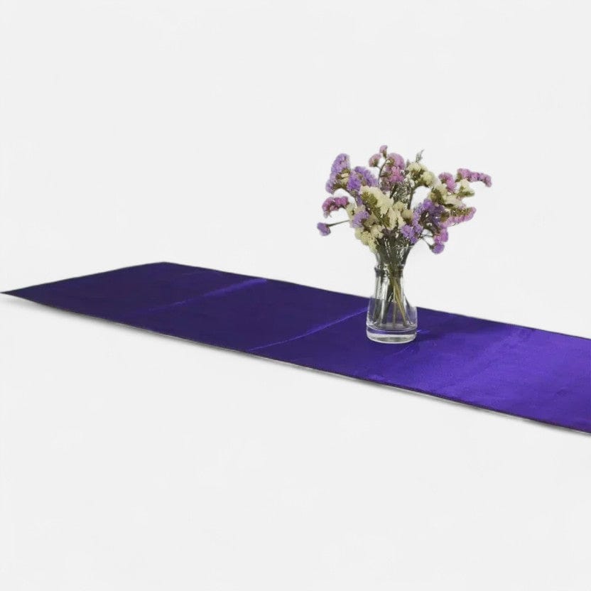 Chemin De Table Satin Violet 