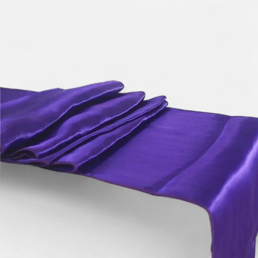Chemin De Table Satin Violet 