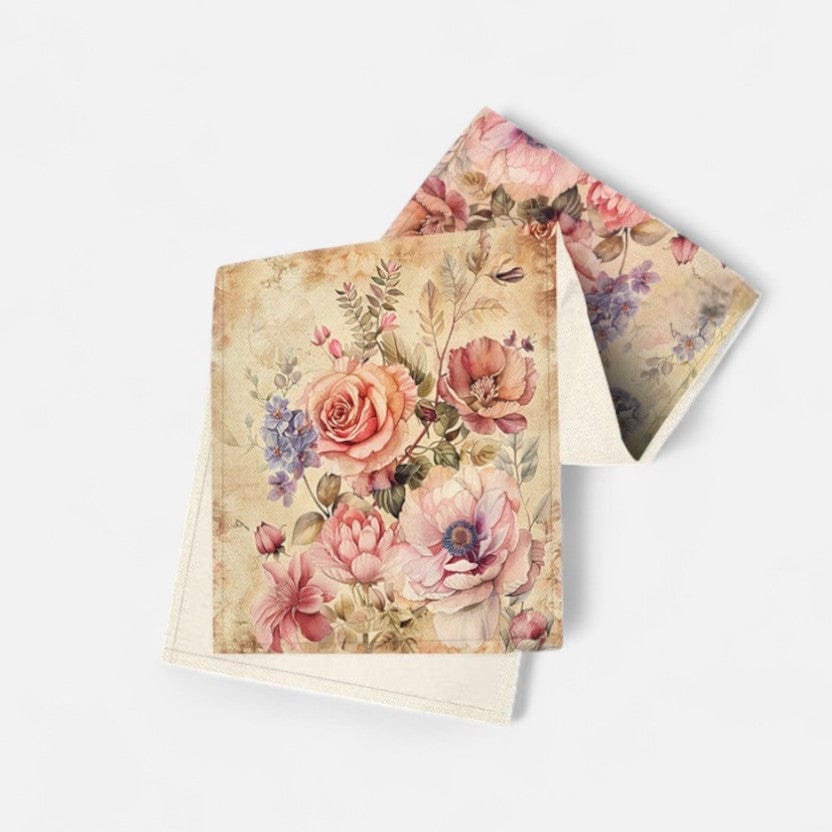 Chemin De Table Tissu Fleuri