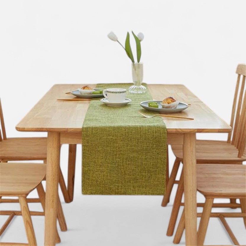 Chemin De Table Vert De Gris 