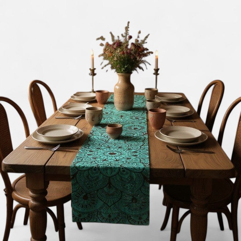 Chemin De Table Vert Emeraude 